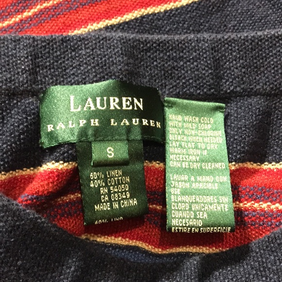 Ralph Lauren Linen Strapless Dress - Picture 3 of 4